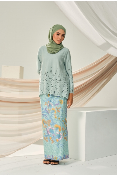 [AS-IS] Manis Kurung In Mint Green (TOP)